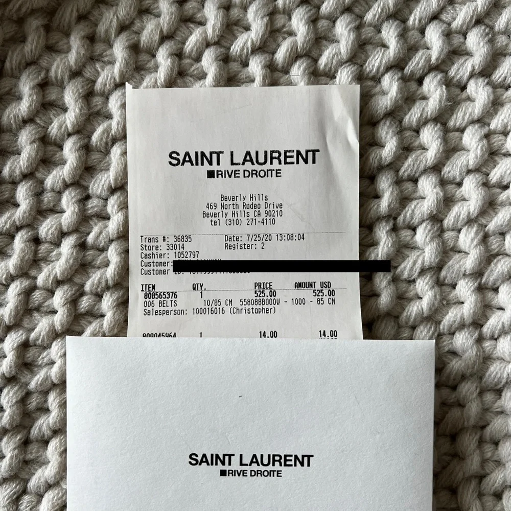 YSL Gold Belt - Picture 8 of 8